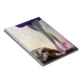 Bloodhound und Balletttänzer Notizblock (Rechte Seite)