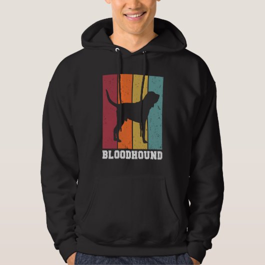Bloodhound Vintage  2 Hoodie (Vorderseite)