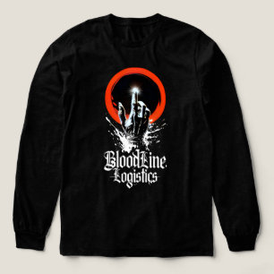 BloodLine Logistics - Gothic Chrome Hand Art Tri-Blend Shirt