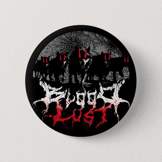 Bloodlust Wolf Pack Button (Vorderseite)