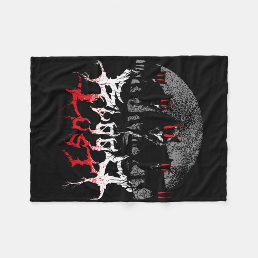 Bloodlust Wolf Pack Fleecedecke (Vorderseite (Horizontal))