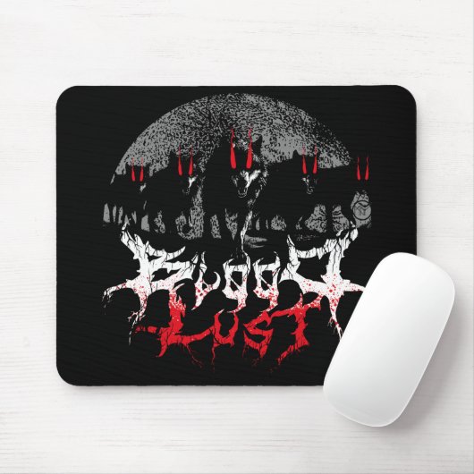 Bloodlust Wolf Pack Mousepad (Mit Mouse)