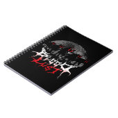 Bloodlust Wolf Pack Notizblock (Linke Seite)