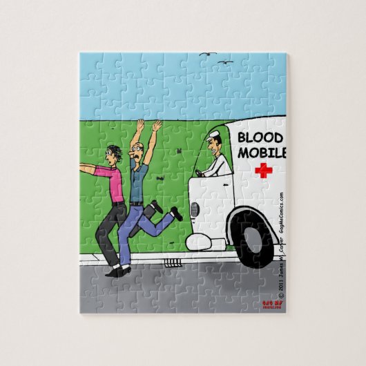 "Bloodmobile" Puzzle (Vertikal)