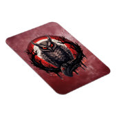 Bloodmoon Horned Owl Magnet (Rechte Seite)