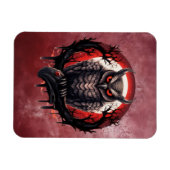 Bloodmoon Horned Owl Magnet (Horizontal)
