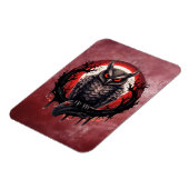 Bloodmoon Horned Owl Magnet (Linke Seite)