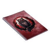 Bloodmoon Horned Owl Notizblock (Rechte Seite)
