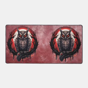 Bloodmoon Horned Owl Schreibtischunterlage
