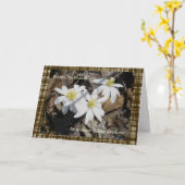 Bloodroot-Schwägerin-Geburtstags-Karte Karte (Gelbe Blume)