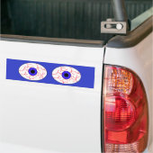 bloodshot blaue Augen Autoaufkleber (Auf Lkw)