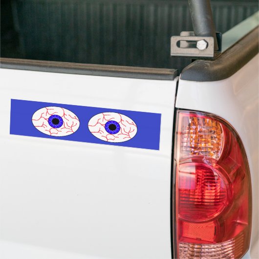 bloodshot blaue Augen Autoaufkleber (Auf Lkw)