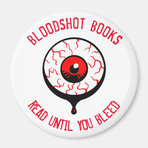 Bloodshot Books - Circular Eyeball Magnet