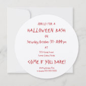 Bloodshot Eyeball Halloween Party Einladung (Vorderseite)