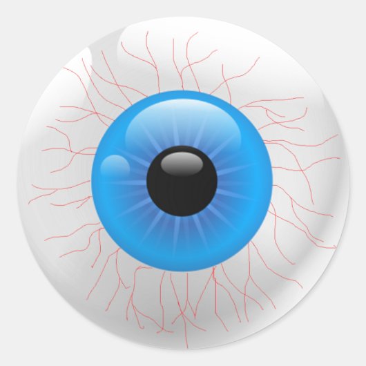 Bloodshot Eyeball Sticker (Vorderseite)