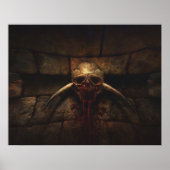 Bloodthirst - dungeon horror print poster (Vorne)