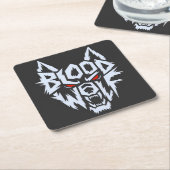 Bloodwolf: Die Alpha Awakens Rechteckiger Pappuntersetzer (angewinkelt)