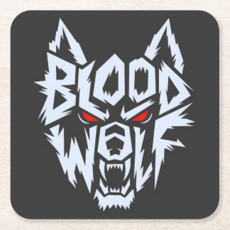 Bloodwolf: Die Alpha Awakens Rechteckiger Pappuntersetzer