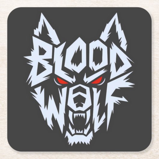Bloodwolf: Die Alpha Awakens Rechteckiger Pappuntersetzer (Vorderseite)