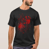 Bloody Blood Zombie Halloween Kostüm Classic T-Sh T-Shirt (Vorderseite)