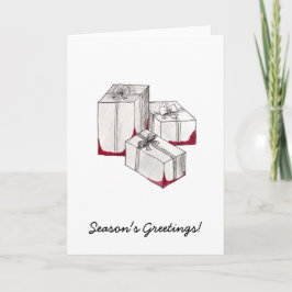 Bloody Boxes Holiday Card Feiertagskarte