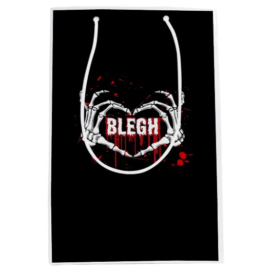 Bloody Breakdown, Skeleton Heart Handemo, Metalc Mittlere Geschenktüte (Vorderseite)