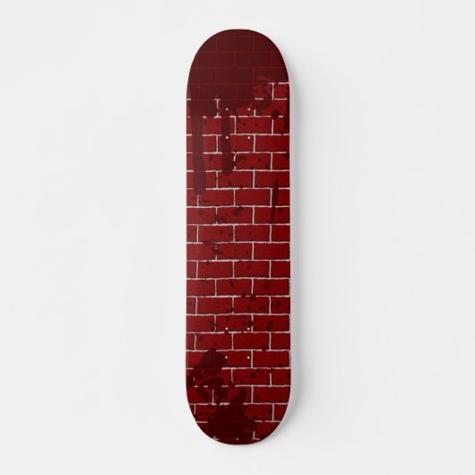 Bloody Brick Wall Skateboard (Vorne)