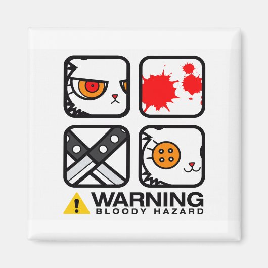 BLOODY BUNNY MAGNET (Vorne)