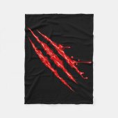 Bloody Claw Marken Fleecedecke (Vorderseite)