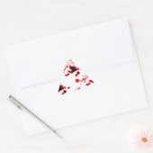 Bloody Dreieckiger Aufkleber (Umschlag)