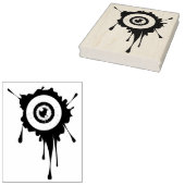 Bloody Eyeball Gummistempel (Stempel)