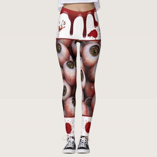 Bloody Eyeballs Leggings (Vorderseite)