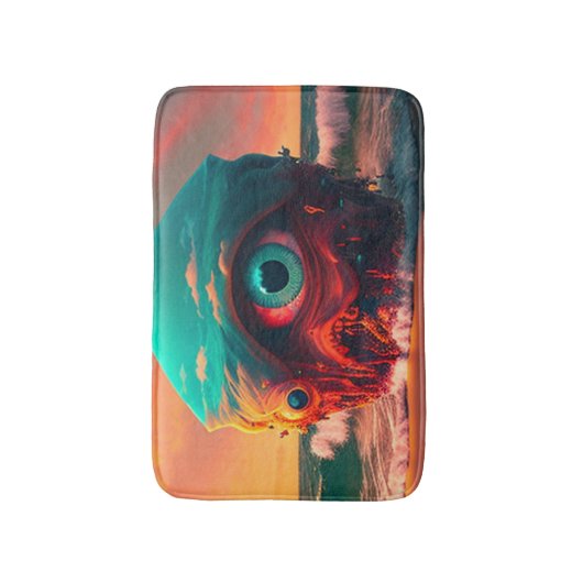 Bloody Eyes Badematte (Vorderseite Vertikal)