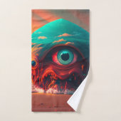 Bloody Eyes Badhandtuch Set (Handtuch)