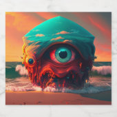 Bloody Eyes Bierflaschenetikett (Einzelnes Label)