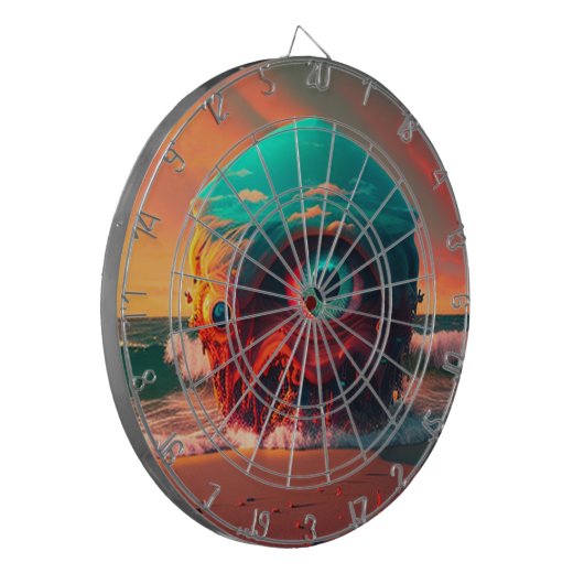 Bloody Eyes Dartscheibe (Vorderseite Links)