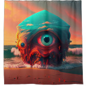 Bloody Eyes Duschvorhang (Vorderseite)