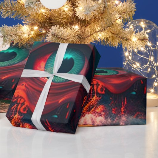 Bloody Eyes Geschenkpapier (Feiertage)