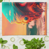 Bloody Eyes Geschirrtuch (Gefaltet)