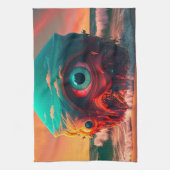 Bloody Eyes Geschirrtuch (Vertikal)