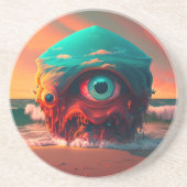 Bloody Eyes Getränkeuntersetzer (Vorne)