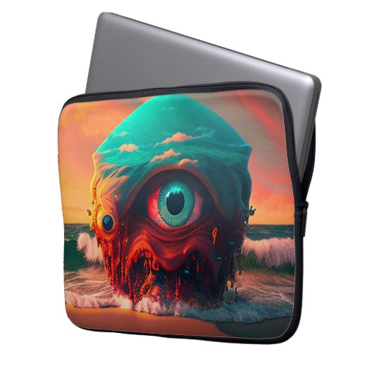 Bloody Eyes Laptopschutzhülle (Vorderseite Links)