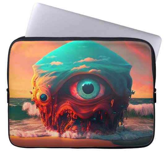 Bloody Eyes Laptopschutzhülle (Vorderseite)