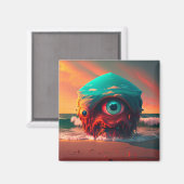 Bloody Eyes Magnet (Vorderseite/Rückseite)