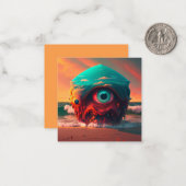 Bloody Eyes Mitteilungskarte (Vorderseite/Rückseite Beispiel)