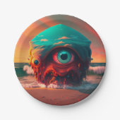 Bloody Eyes Pappteller (Vorderseite)