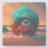 Bloody Eyes Steinuntersetzer (Vorderseite)