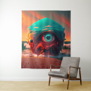 Bloody Eyes Wandteppich