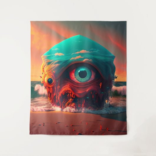 Bloody Eyes Wandteppich (Vorderseite)