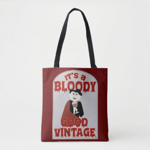 Bloody Good Vintag Cartoon Halloween Vampire Tasche